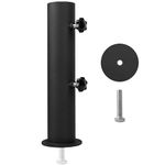 VANROUG Universal Granite Umbrella Stand Tube Outdoor, Stone Umbrella Tube Base for Outside,Umbrella Pole Mount Stand Tube Set, Table Umbrella Tube Bracket, DIY Umbrella Stand Parts