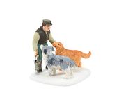 Department 56 Dickens Village Accessories Man's Best Friends Figurine, 2.4 Inch, Multicolor