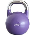 PRISP Steel Competition Kettlebell Weight - Pro Grade, Heavy Duty Cast Steel