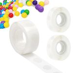 200pcs Balloon Glue Dots Double Sided Adhesive Dots Stickers Glue Points,Removable Balloon Sticky Dots Tape for Birthday Party Wedding Xmas Decor DIY Scrapbooking Arts & Crafts Glue(2 Rolls)