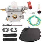 Carburetor for Craftsman 27cc WeedEater MTD 753-06288 Troy bilt 751-15112, Replace for ZAMA C1U-P27 753-06288 TB2044XP Carb