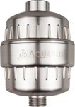 AquaBliss High Output Revitalizing Shower Filter - Reduces Dry Itchy Skin, Dandruff, Eczema, and Dramatically Improves The Condition of Your Skin, Hair and Nails - Brushed Nickel (SF100-BN)