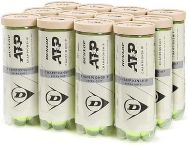 Dunlop ATP Championship Tennis Balls (12 Can Case (36 Balls), Extra Duty)