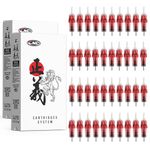 CNC 40Pcs Tattoo Cartridges Needles Disposable Mixed #10 Bugpin Round Liner Cartridge 3RL 5RL 7RL 9RL Tattoo Needles EN04X-40KIT-DD