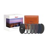 Kase Wolverine 77mm Pro ND Stack Cap Kit Magnetic Shockproof Tempered Optical Glass Filter Includes Magnetic CPL ND8 ND64 ND1000 Lens Cap & Case 77