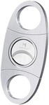 Mantello Cigars Stainless Steel Cigar Cutter- Large Premium Cigar Cutters - Cuts Up to 60 Gauge Cigar - Cigar Cutter Guillotine, Double Cut Blade in Gift Box