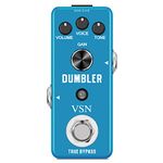 VSN Vintage Overdrive Pedal, Classic Overdrive Pedal Analog Overdrive Pedals For Electric Guitar Effect with a Voice dial For Mini Size Ture Bypass