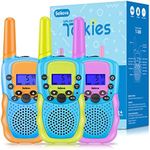 Selieve Walkie Toys for Kids 3 Pack, Toys for 3-12 Year Old Boys or Girls, 3 KM Range Indoor Outdoor Activity Stem Toys, Gifts for 5-8 Year Old Boys and Girls
