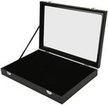 Watch Jewelry Box for Men Women, Pin Display Case Watch Organizer for Men Women Patch Display Case Lapel Pin Display Case Mens Jewelry Box Organizer Brooch Collection Display Case Badge Display Holder