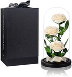 White Roses Handmade Preserved Rose