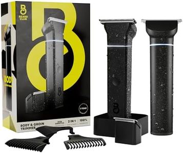 The Beard Club Manscape Body Hair Trimmer for Men, Ball Trimmer Men, Pubic Hair Trimmer for Men, Ceramic Blade Ball Shaver, Body Trimmer for Men, Men Body Shaver - Manscaper