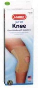 Slip-On Knee Brace Open Patella w/Stabilizer (Large (17-20")