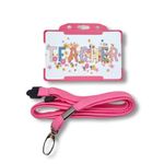 Teacher Roleplay Children's Novelty ID Card & Lanyard - Teacher Role play - Schools - Pretend Play - Imaginary Play