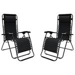 Caravan Sports Infinity Zero Gravity Chair - 2 Pack, Black