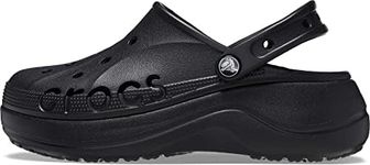 Crocs Baya Platform Clog Black Size
