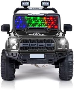 Kawaii Kids Electric Battery Operated Big Size Jeep - Electric Car for Kids - Ride on Toy Car with Bluetooth Music & Winidshield Lights for Kids (2 to 8 Years)