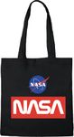 Nasa Unisex Bwnasadbb013 Tote Bag, black, 38 x 42 cm, Utility