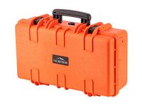 Monoprice Pure Outdoor Weatherproof Hard Case with Customizable Foam, 22 x 14 x 8 in, Orange