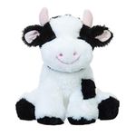 Apricot Lamb Toys Plush Cow Stuffed Animal Soft Cuddly Perfect for Child 8 Inches