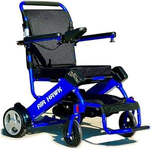 Air Hawk Foldable Lightweight Power Wheelchair (Blue)