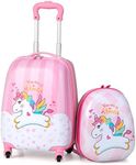 BABY JOY 2 Pieces Kids Luggage Set,