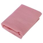 Newborn Lounger Cover, Breathable Travel Portable Infant Lounger Removable Slipcover for Baby Boy Girl (deep meat meal)