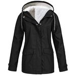 Fleece Lined Raincoat Womens