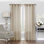 Eclipse 15458052108ECR Liberty Sheer Curtain Panel, 52" x 108", Ecru