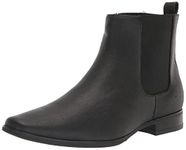 Calvin Klein Men's Brayden Chelsea Boot, Black Saffiano, 10.5 UK