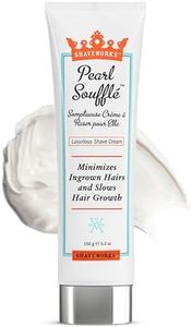Shaveworks Shaving Cream for Women Pearl Soufflé: Exfoliates, Moisturizes, Reduces Irritation, and Minimizes Future Hair Growth – Womens Bikini Shave Sensitive Skin Areas