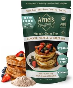 Pancake & Waffle Mix, High Protein, High Fiber, Certified Gluten free, Organic, non-GMO Verified, Certified Kosher, Gluten Free Baking, 2 Pounds