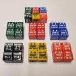 Rook Robot Battletech Stats Modifier Dice Full 30 Dice Bundle: Color Coded Walk Run Jump Sprint Heat and Special Modifier Dice