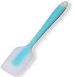 DAZISEN Food Grade Silicone Spatula - Multicolour Translucent Rubber Spatula Heat Resistant Non-Stick Cooking Baking Mixing Spatula Kitchen Utensils