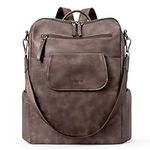 CLUCI Leather Backpack for Women, L