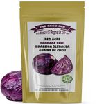 Red Acre Cabbage Seeds for Planting (Approx. 2000 Seeds-12 Grams) Heirloom Non GMO Vegetable Garden Variety