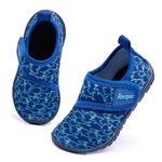 Racqua Toddler Water Shoes Boys Lightweight Barefoot Quick Dry Swim Beach Aqua Pool Sport Shoes Surfing Boating Shoes Toddler Shark 8