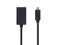 Monoprice 4K Small Diameter High Speed HDMI Female to Micro HDMI Male Passive Cable - 3 Feet - Black | 4K@60Hz, 18Gbps, 36AWG, Compatible with GoPro Hero 7 Black Hero 5 4 6