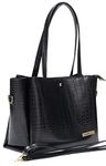 Carrylux Handbags For Womens Fashion Top Handle Bag Purses Shoulder Tote Bags With Croco Pattern