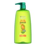 Garnier Fructis Sleek & Shine, Smoothing Shampoo, For Frizzy and Dry Hair, with Argan Oil, Paraben-Free, 1L