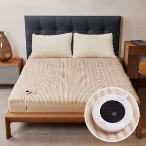 ALLYOULAND Heated Mattress Pad Full Size - Electric Mattress Pad 54x75+15 inches 6 Heat Settings Adjustable 1-10 Hour Auto-Off ETL Certified Fast Heat Overheat Protection Machine Washable