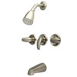 Kingston Brass KB6238LL Legacy Tub and Shower Faucet, Satin Nickel