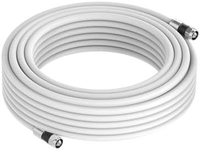 SignalBrick Replacement 60 Ft RG6 Antenna Cable F-Male Connector for Cell Phone Booster