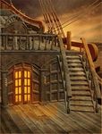 CORFOTO Fabric 5x7ft Pirate Ship De