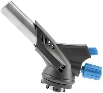 Högert Technik - Chalumeau de Soudure, Chalumeau à Gaz pour la Maison, la Gastronomie, la Pêche et L'automobile, Travail à un Angle de 360°, Température Maximale de Fonctionnement de 1300°C