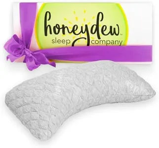 Honeydew Essence Side Pillow- The Ultimate Luxury Neck Pillow- Fully Adjustable Support for Neck Pain Relief- Made in USA- Enhanced, Hypoallergenic Patented Cooling Pillow Fill - Queen (Pack of 1)