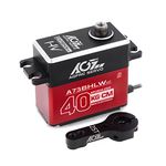 AGFRC 40KG Waterproof RC-Steering-Servo High-Torque - Full Metal Gear Brushless Digital Servo for 1/10 RC Car, Control Angle 180° (A73BHLW V2)