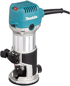 Affleureuse défonceuse 710 W Ø 8 mm en MAKPAC avec 4 bases - MAKITA RT0702CX3J
