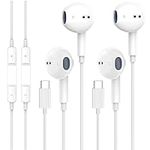 2 Pack iPhone Headphones Wired with
