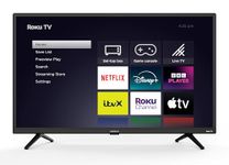 VELTECH Roku 32 inch LED Smart TV, BBC, Netflix, Freeview Play, with Apple TV+, Voice Assistant, Dolby Audio Television