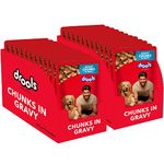 Drools Adult Wet Dog Food, Real Chicken and Chicken Liver Chunks in Gravy, 24 Packs (150g X 24)